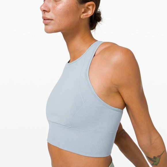 lululemon | Ebb to Train Bra Chambray - Picture 3 of 4